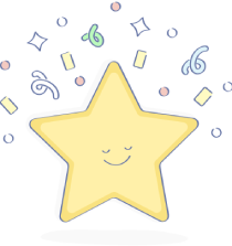 Happy Star Illustration