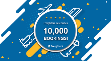 Freightera celebrates 10,000th booking image
