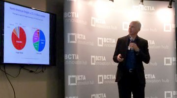 Eric Beckwitt speaks at BCTIA in Vacnouver, BC