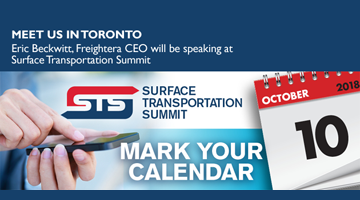 Freightera CEO to Speak at Surface Transportation Summit in Toronto announcement
