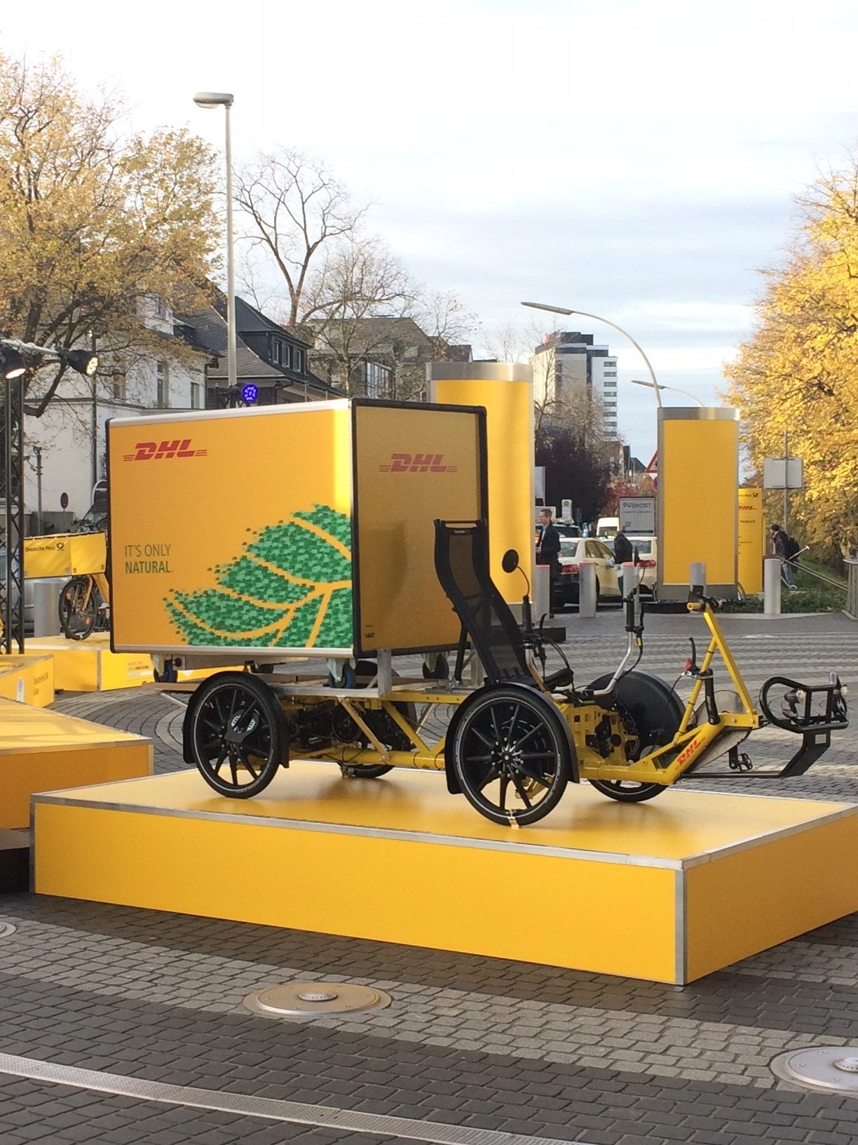 Deutsche Post DHL Group’s own electric delivery vehicles exhibited at